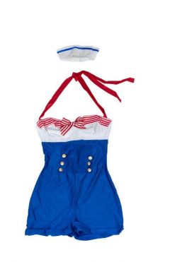 Bodysocks Women's Retro Sailor Costume Women's Halloween Costumes