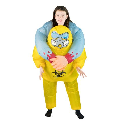 Bodysocks Kids Inflatable Biohazard Costume Boys Halloween Costumes 1 Bodysocks Kids Inflatable Biohazard Costume Boys Halloween Costumes
