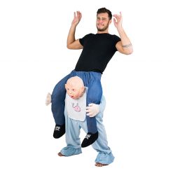 Bodysocks Men's Halloween Costumes Piggyback Baby Costume