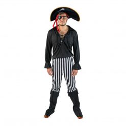 Bodysocks Black Pirate Costume