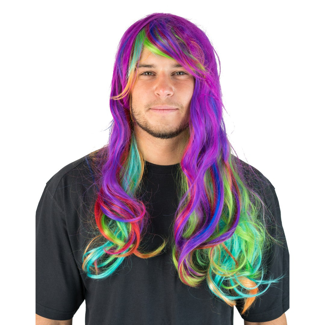 Bodysocks Rainbow Wig Men's Halloween Costumes 2 Bodysocks Rainbow Wig Men's Halloween Costumes
