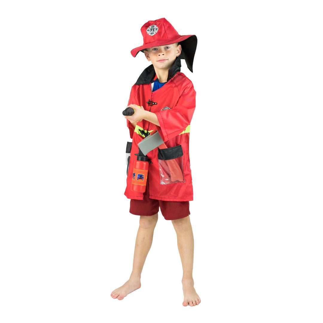 Bodysocks Kids Firefighter Costume 1 Bodysocks Kids Firefighter Costume
