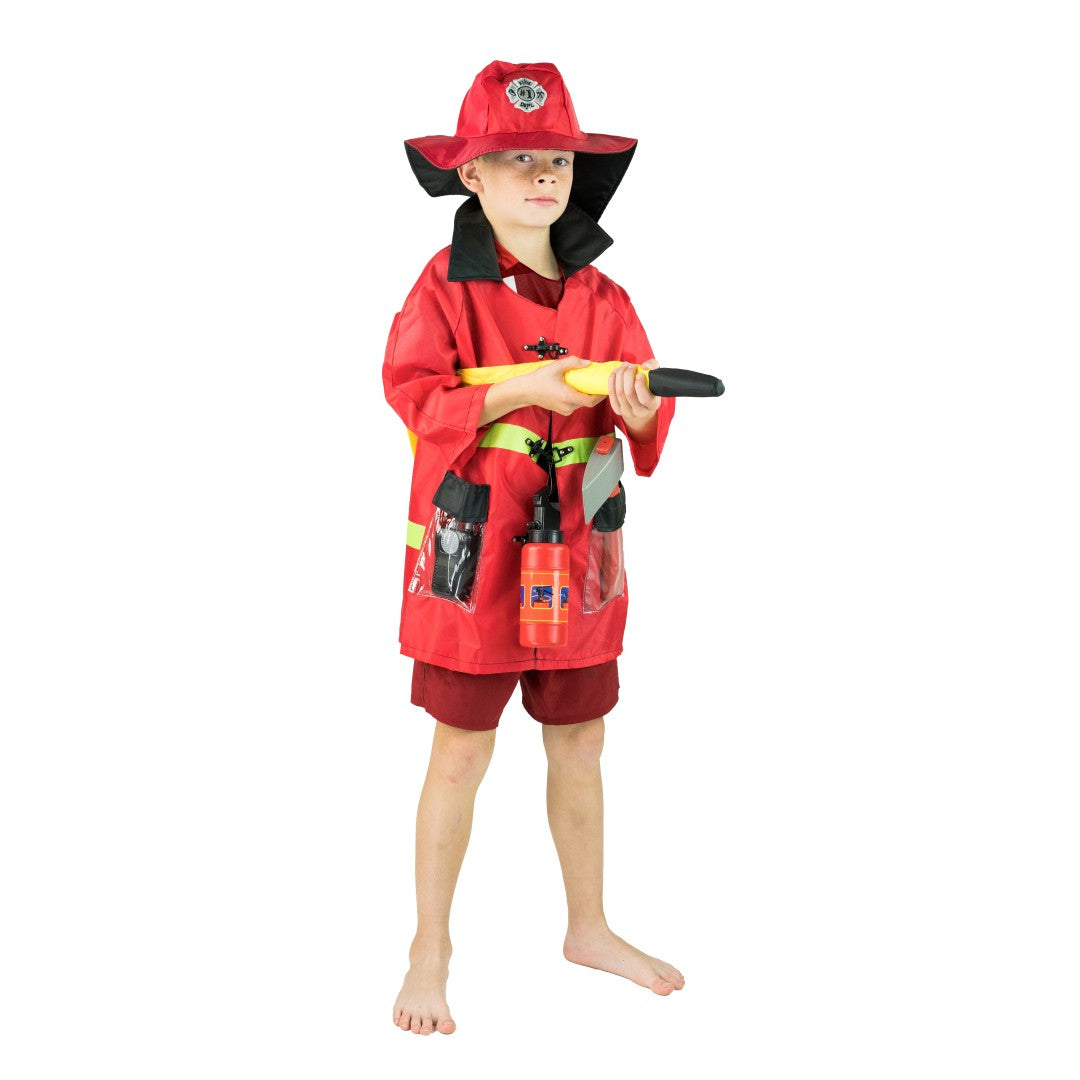 Bodysocks Kids Firefighter Costume 2 Bodysocks Kids Firefighter Costume