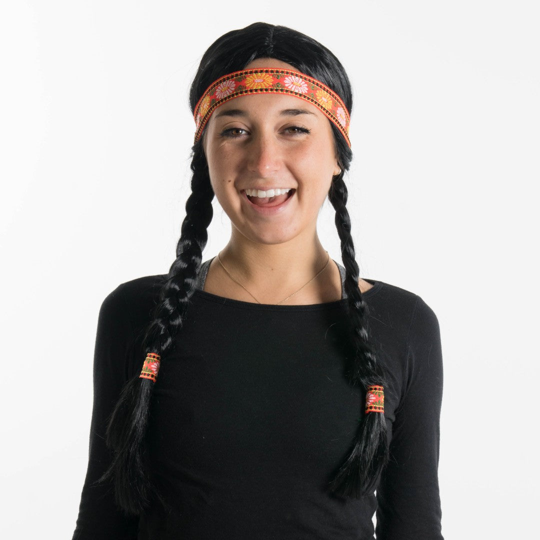 Bodysocks Native American Wig Men's Halloween Costumes 1 Bodysocks Native American Wig Men's Halloween Costumes