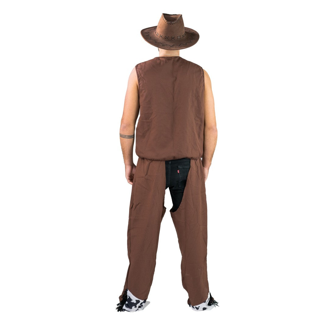 Bodysocks Men's Cowboy Costume 3 Bodysocks Men's Cowboy Costume
