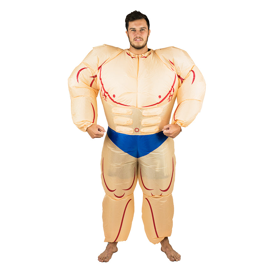 Bodysocks Inflatable Muscle Suit Costume 1 Bodysocks Inflatable Muscle Suit Costume