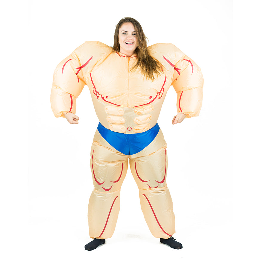 Bodysocks Inflatable Muscle Suit Costume 4 Bodysocks Inflatable Muscle Suit Costume