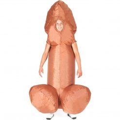Bodysocks Men's Halloween Costumes Black Inflatable Willy Costume
