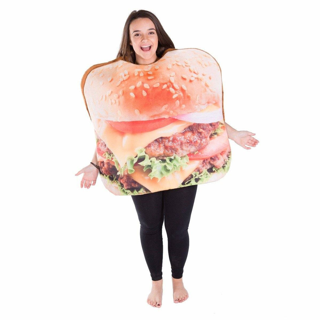 Bodysocks Men's Halloween Costumes Burger Costume 1 Bodysocks Men's Halloween Costumes Burger Costume