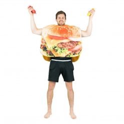 Bodysocks Men's Halloween Costumes Burger Costume 9 Bodysocks Men's Halloween Costumes Burger Costume