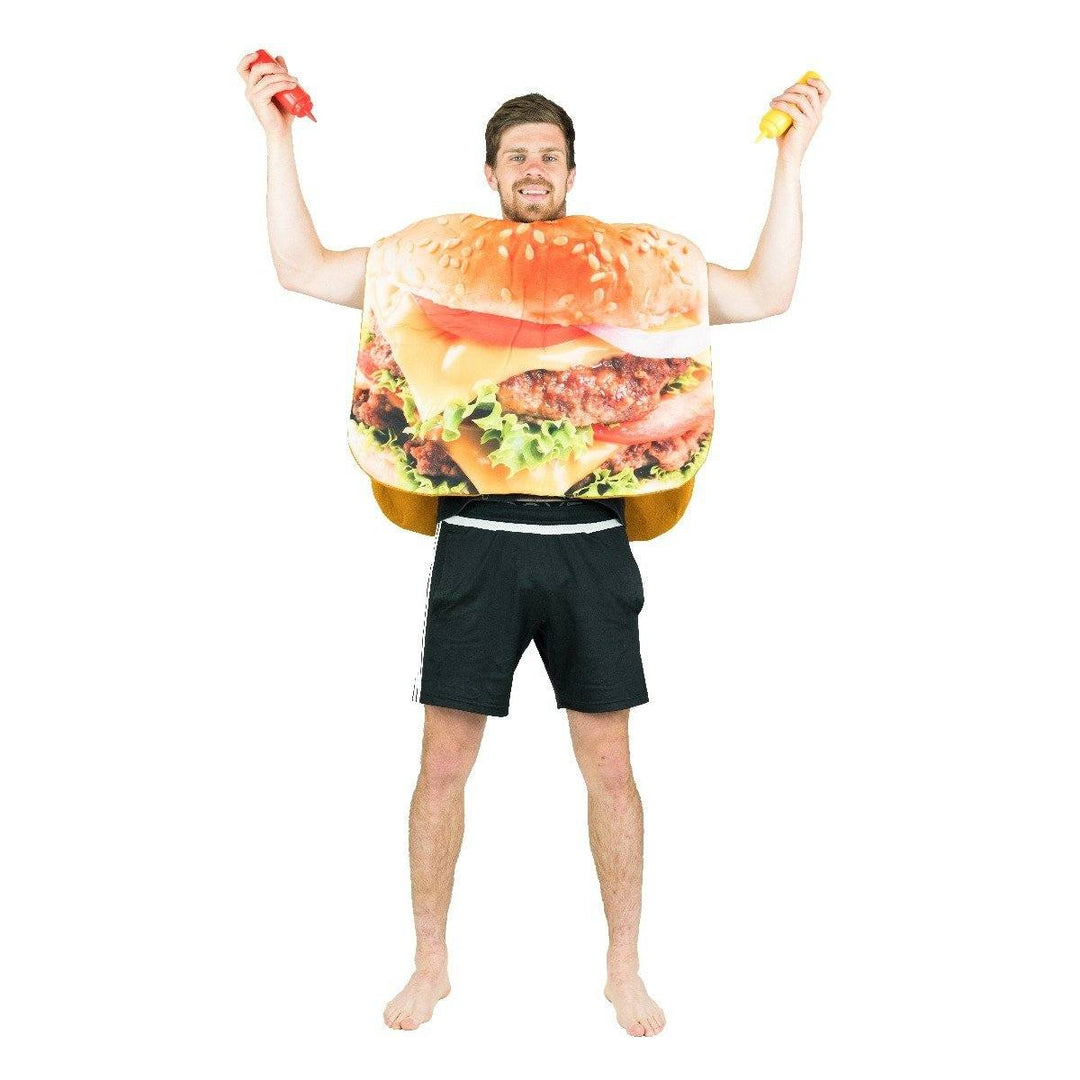 Bodysocks Men's Halloween Costumes Burger Costume 4 Bodysocks Men's Halloween Costumes Burger Costume