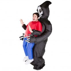 Bodysocks Inflatable Lift You Up Grim Reaper Costume Men's Halloween Costumes