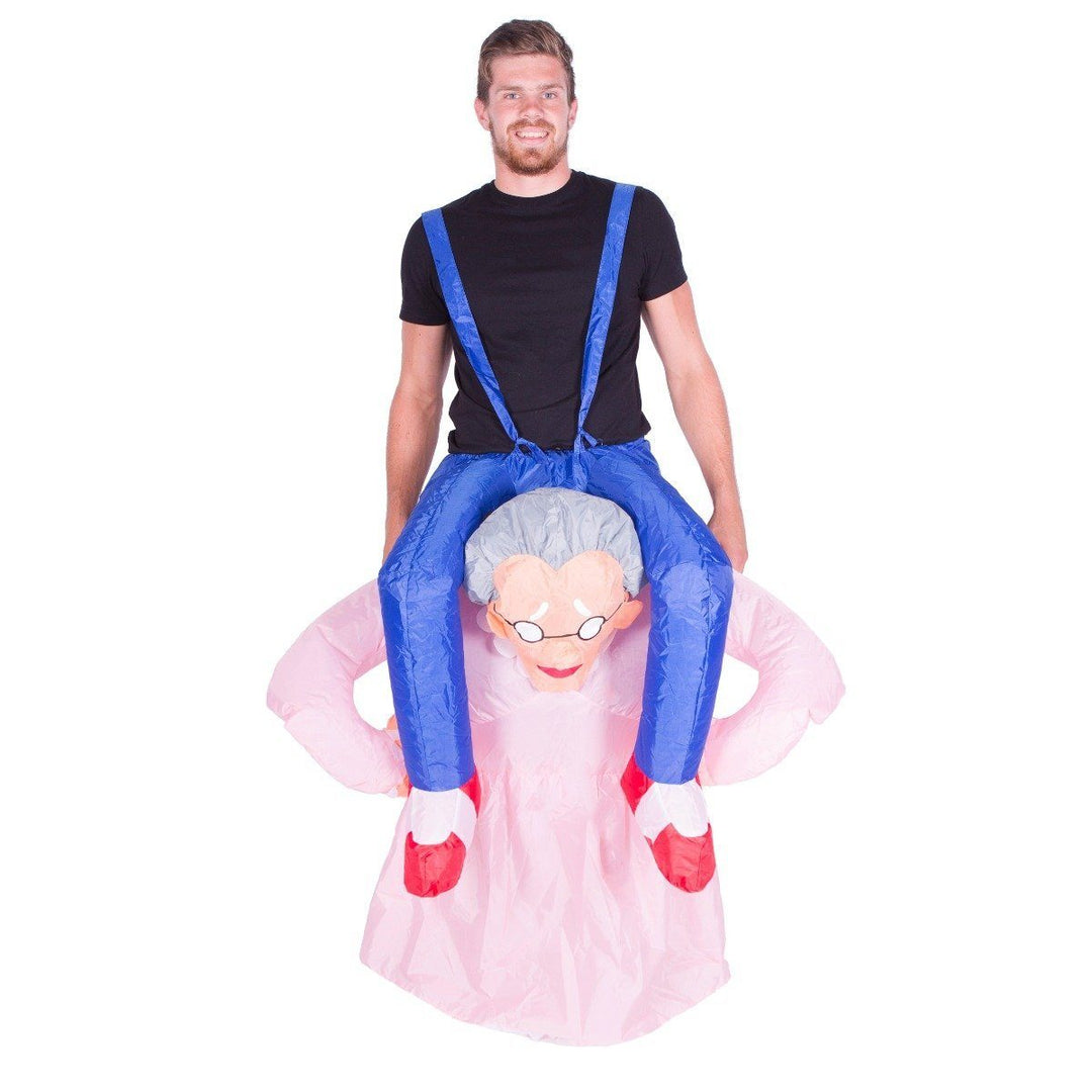 Bodysocks Men's Halloween Costumes Inflatable Old Lady Costume 1 Bodysocks Men's Halloween Costumes Inflatable Old Lady Costume